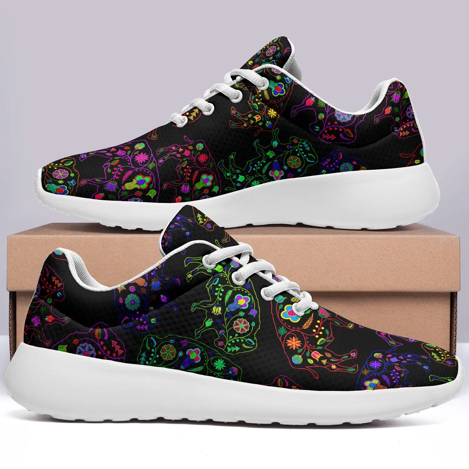 Neon Floral Buffalos Ikkaayi