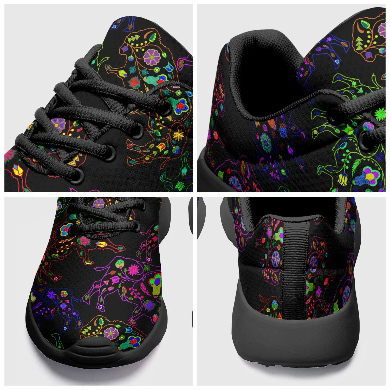 Neon Floral Buffalos Ikkaayi