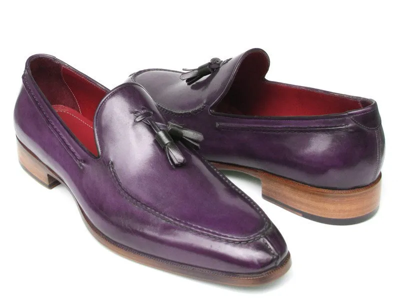 Paul Parkman Purple Tassel Loafers