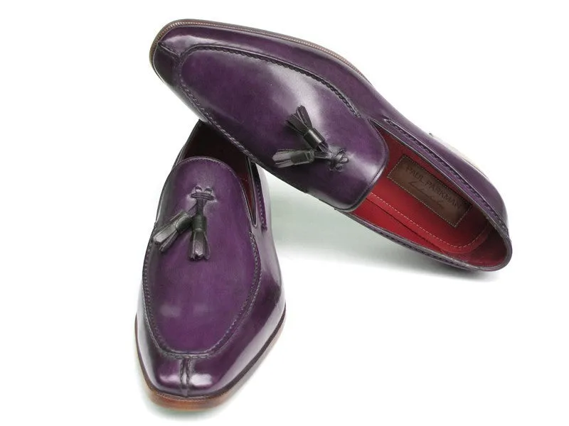 Paul Parkman Purple Tassel Loafers