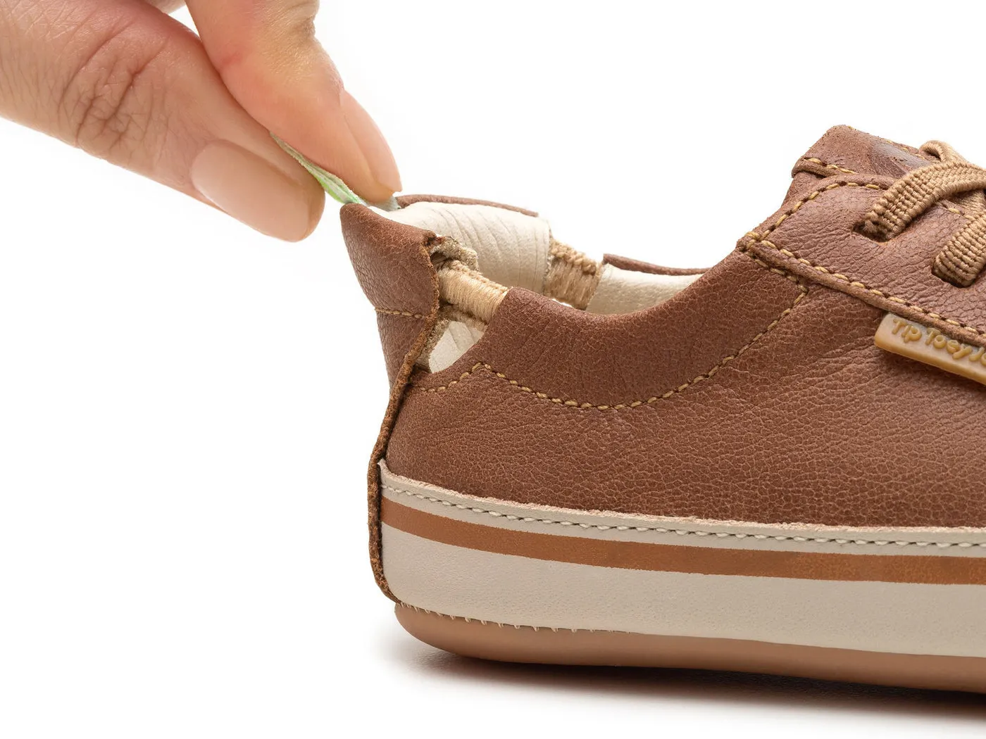 Tip Toey Joey Boy's and Girl's Funky Sneakers, Whiskey