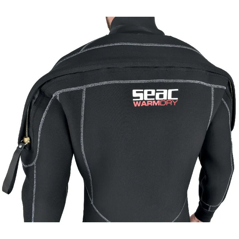 Used Seac Warm Dry Man Drysuit, Black